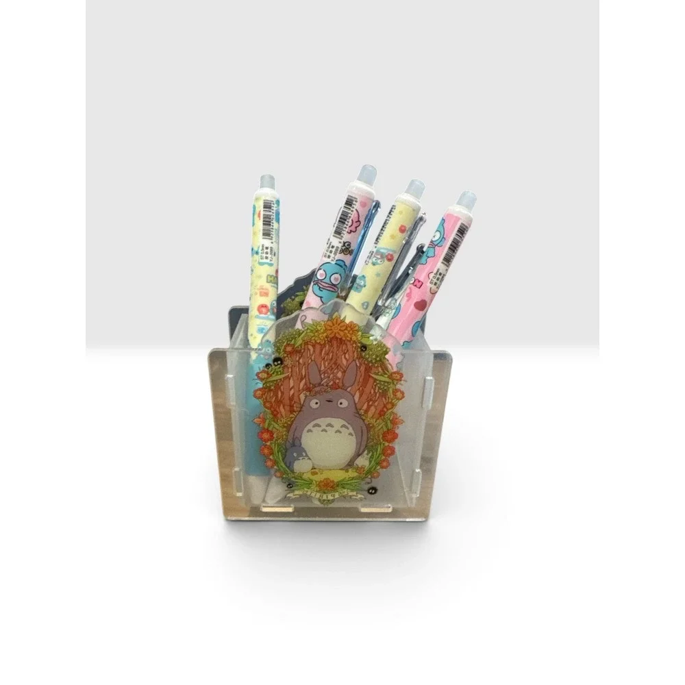 PICK ONE Sanrio Pokemon Acrylic Pen Pencil Holder Stand Character Desk Organizer